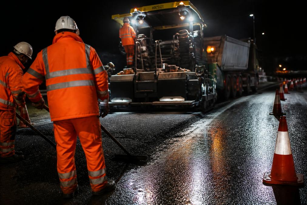 Hi-Vis Workwear for Night Shift Road Crews