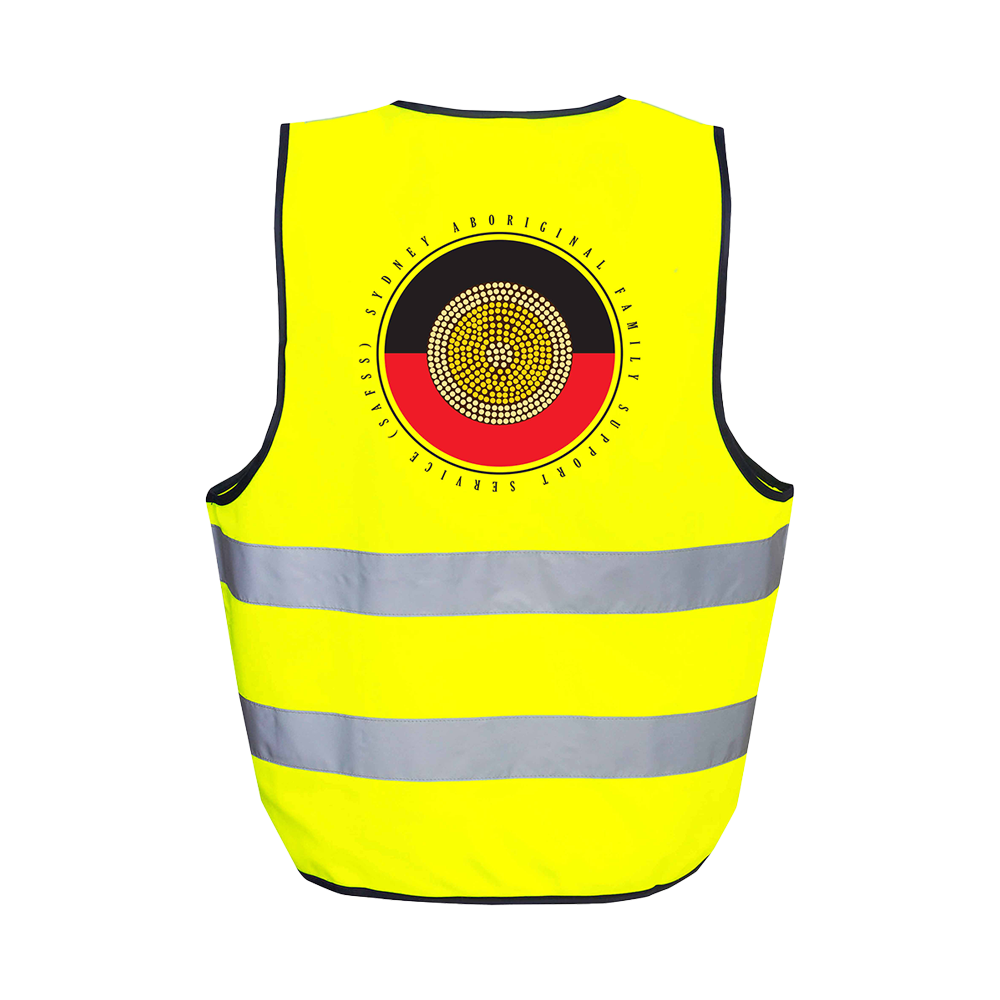 Safety Vest Adult Size Printed Logo