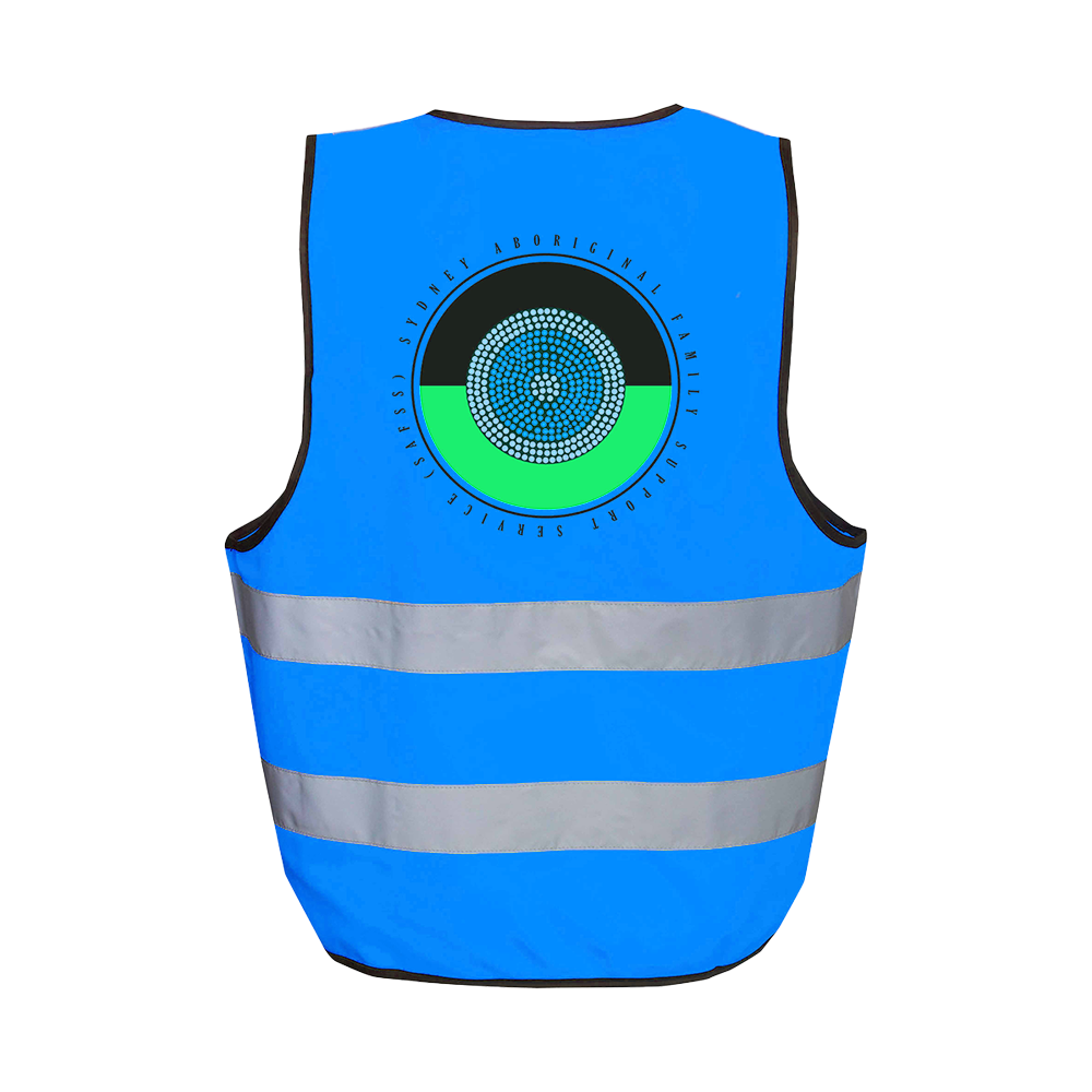 Safety Vest Adult Size Printed Logo
