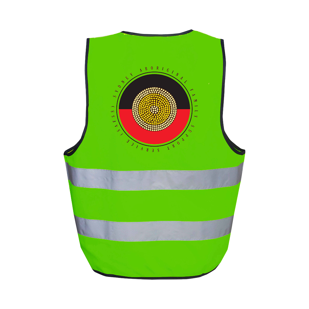 Safety Vest Adult Size Printed Logo
