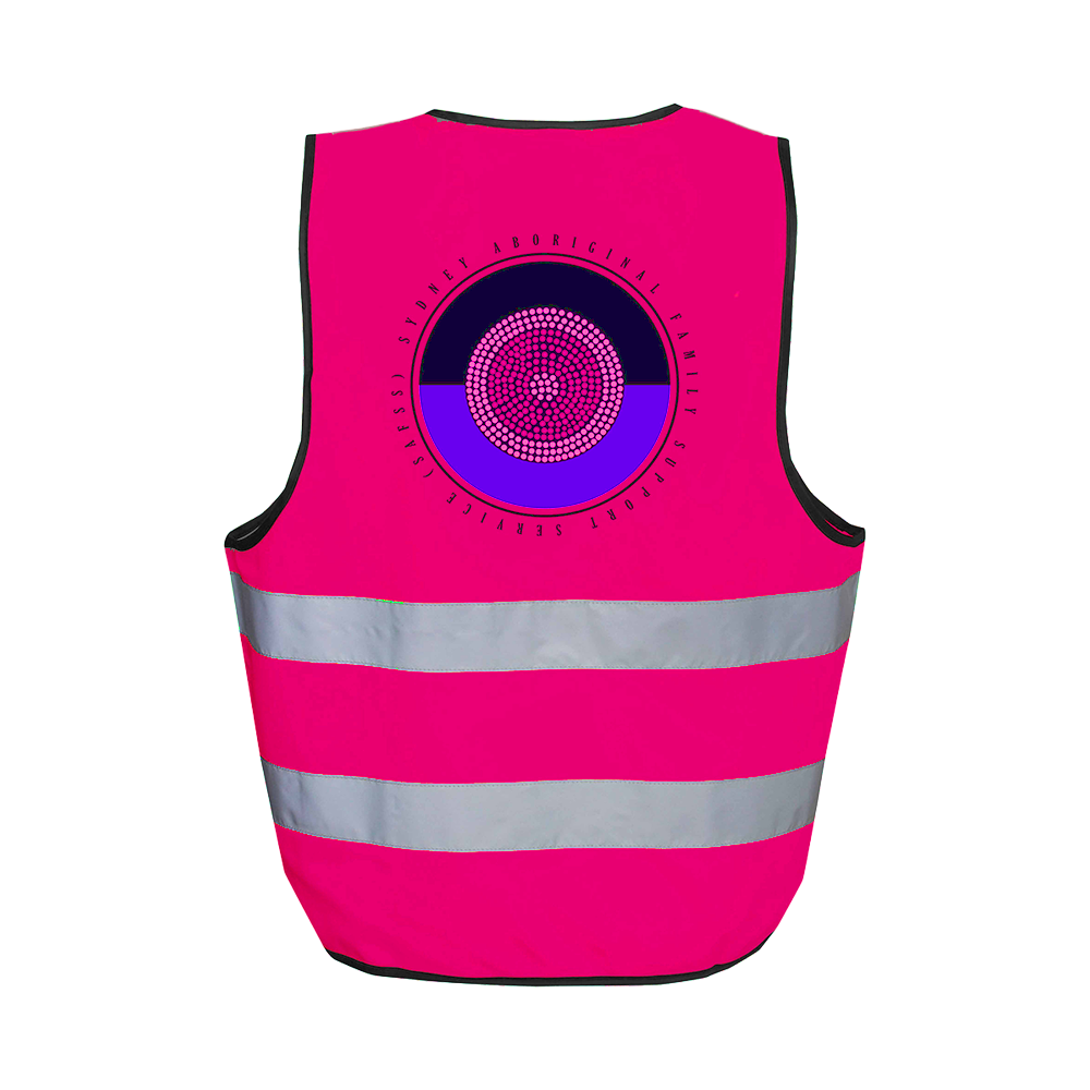 Safety Vest Adult Size Printed Logo