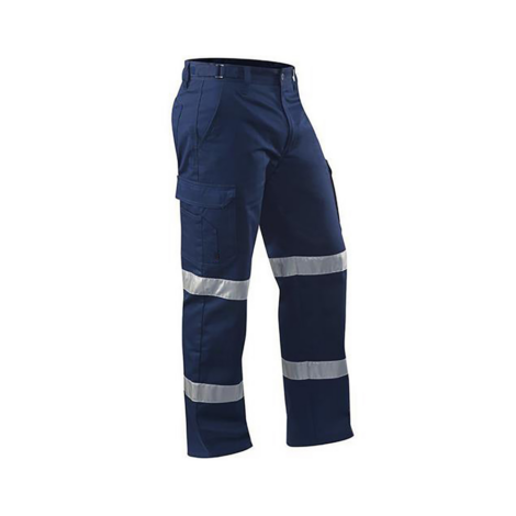 Work Pants Long Mens Double Tape Navy